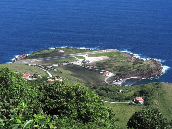Saba Island aeropuerto