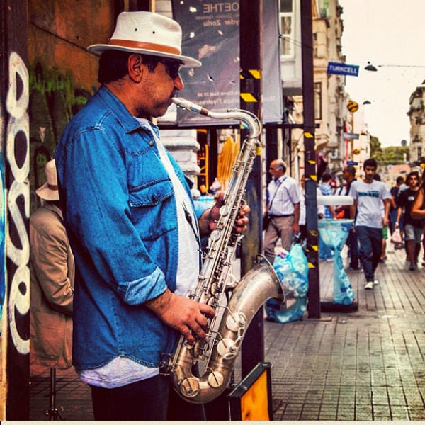 Straßenmusiker  Istanbul