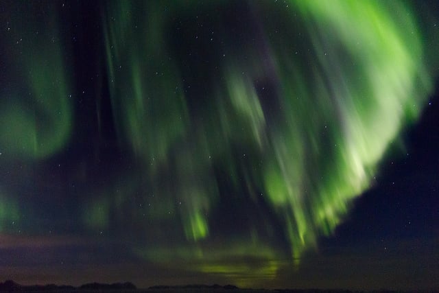 Auroras boreales: cuándo y dónde verlas. aurora boreal en dinamarca