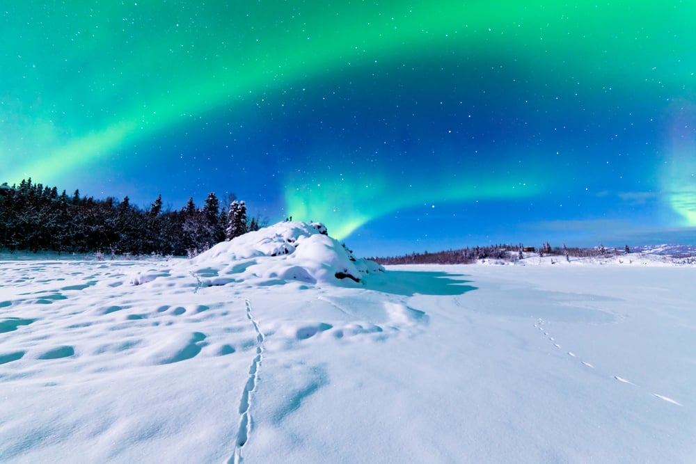 Auroras boreales: cuándo y dónde verlas. aurora boreal de alaska
