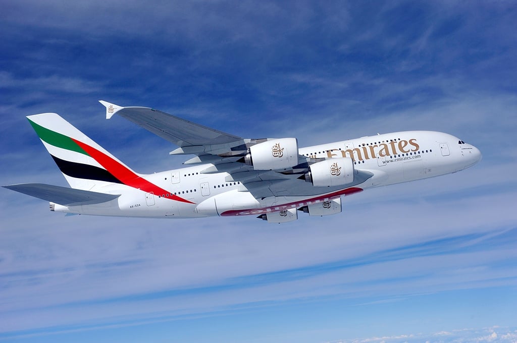 aeroplano emirates