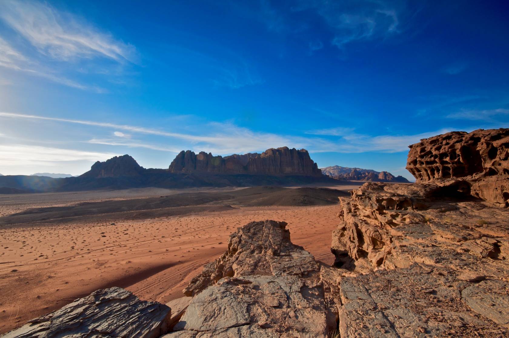 Desierto de Wadi Rum, en jordania